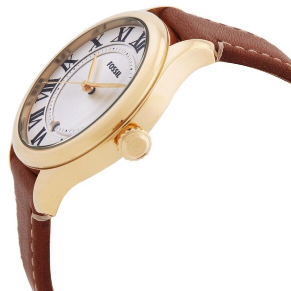 NWT Authentic Fossil Gilmore Quartz Silver Dial Women's Watch - Picture 3 of 3